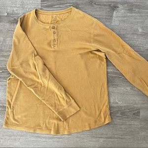 Mustard Sonoma XXL Long Sleeve Tee